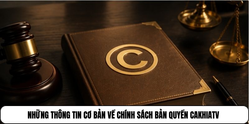Những thông tin cơ bản về chính sách bản quyền CakhiaTV